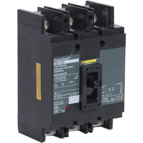 Schneider Electric Molded Case Circuit Breaker; 3-Pole; 225A; 240VAC; 25kA @ 240VAC; Studs w/ Nuts; Washers (Line) / Lugs (Load); UL 489